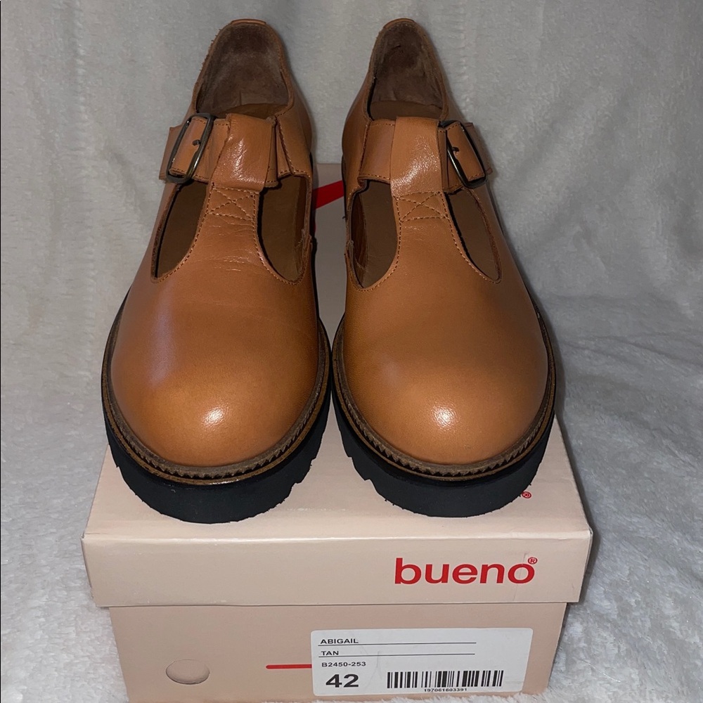 NWT BUENO Brand ABIGAIL Loafer in Tan - Picture 7 of 15